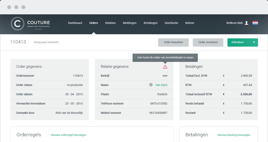 crm erp systeem op maat web