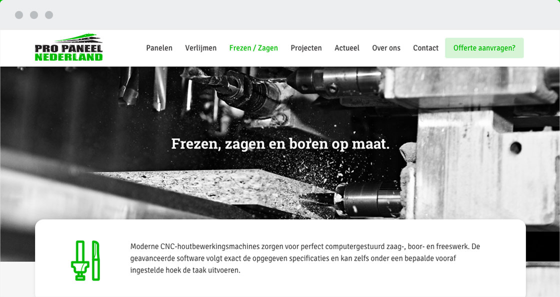 website plaatmateriaal pro paneel weert